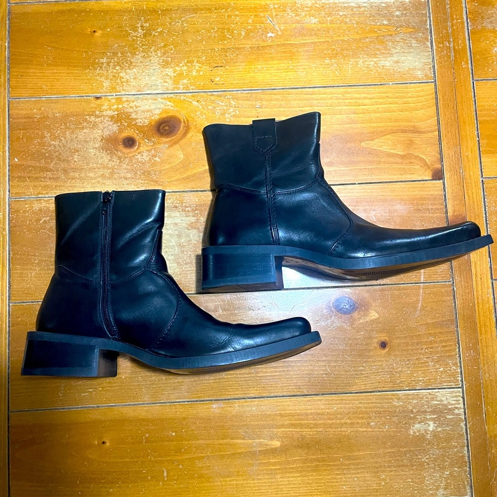 ALDO Black Leather Boots